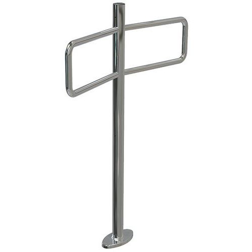 Rasec - Élément guide pour tourniquet mécanique - Chromé - 847 mm x 140 mm x 1066 mm