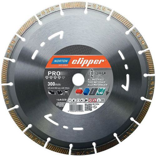 Disque à Tronçonner 4 X 4 Explorer 230mm - Norton