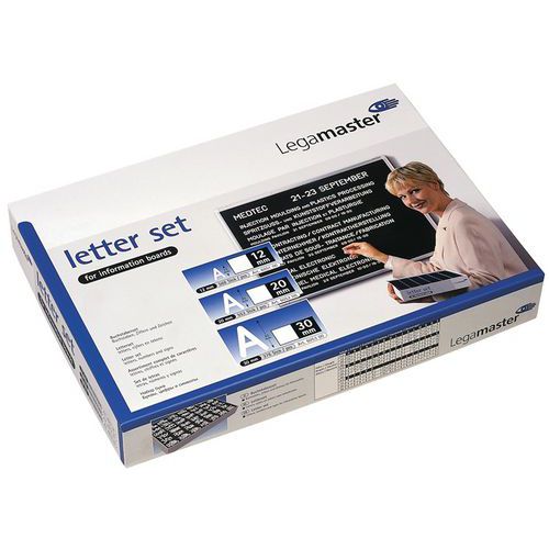 Lettres Et Chiffres 30mm 384pcs