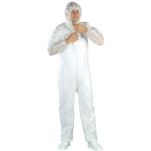 Coverguard - Combinaison SPP Blanc Taille 3 - Polypropylène 40 g/m² - Protection Corps EPI