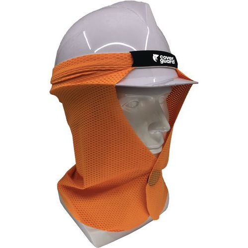 Lot de 50 - Saharienne Rafraichissante Pour Casque - Orange Fluo