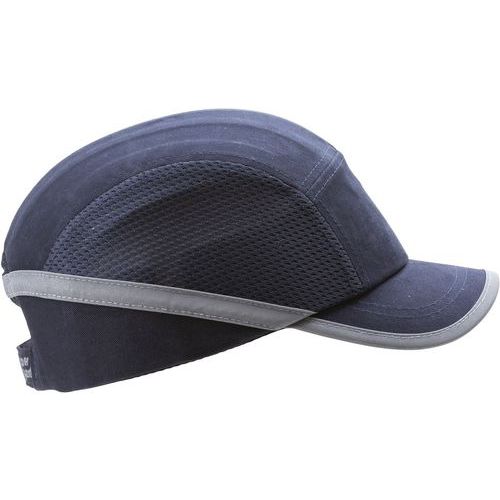 Coverguard - Casque anti-heurt aéré - Visière 5 cm - Bleu - ABS - Léger 0.16g - EPI