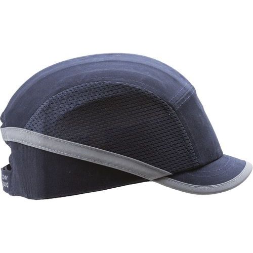 Lot de 10 - Casquette Anti-heurt Aérée Visière Courte - Bleu
