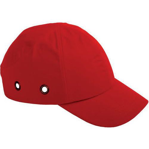 Coverguard - Casquette anti-heurt Rouge - ABS - Taille Unique - Protection et Confort