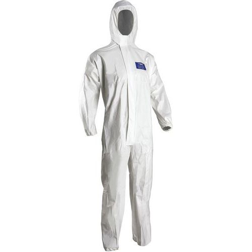 Coverguard - Combinaison de travail microporeuse Coverpro 5m20 Type 5&6 - Taille 1 Blanc - Polypropylène 55 g/m² - Protection Corps