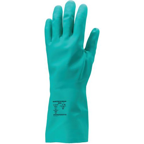 Gants De Manutention Eurochem 5510 Nitrile Vert 038 Mm Standard - 9