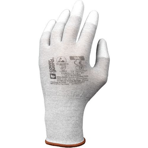 Coverguard - Gants Eurolite 1EST80 J13 - Taille 9 - Polyester Carbone - EPI Blanc