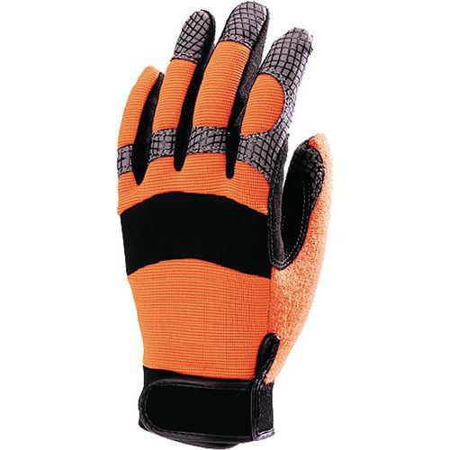 Coverguard - Gants Eurostrong 940 SPIDER synthétique gris/or - Taille 10 - Paume enduite - Protection EPI