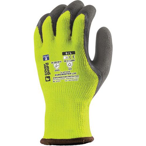 Coverguard - Gants Eurowinter L20 J10 - Taille 9 - Protection Froid - Acrylique