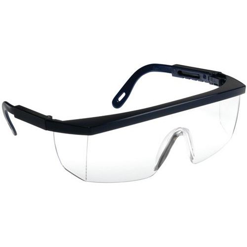 Coverguard - Lunettes Ecolux Incolore - Protection UV - Monture Noire - Norme EN 166