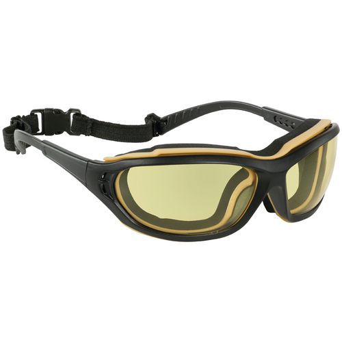 Coverguard - Lunettes anti-buée Madlux Noir/Jaune - Protection Oculaire EN 166 - Confort et Visibilité