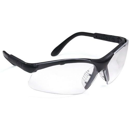 Coverguard - Lunettes de protection Theta transparentes - Monture noire - Norme EN 166 - Protection oculaire sans traitement
