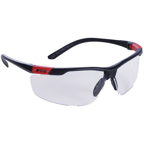Coverguard - Lunettes de sécurité Thunderlux - Polycarbonate incolore - Monture noire - Protection oculaire EN 166