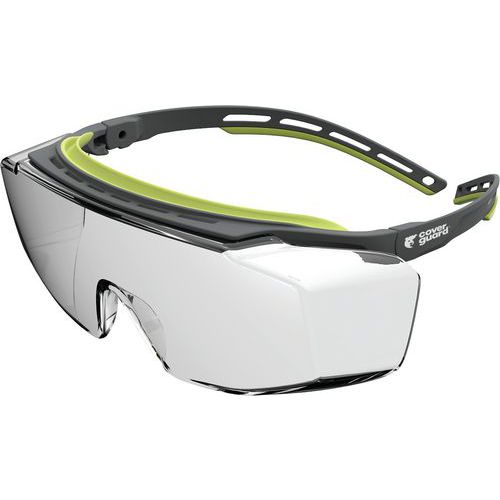 Coverguard - Sur-lunettes Tiger First KN - Incolore - Antirayures, Antibuée - Protection Oculaire Confortable
