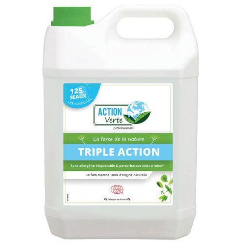 Action Verte Triple Action Menthe Sols Concentré Ecocert 5l