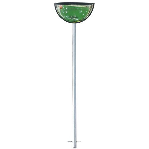Kit Poteau Et Miroir 1/4 Sphére Extérieur Distance 2m