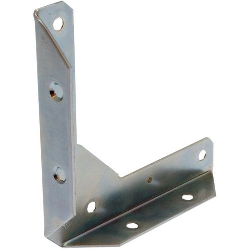 Norail - Équerre de fixation en acier zingué - 200x200 mm - Robuste et durable