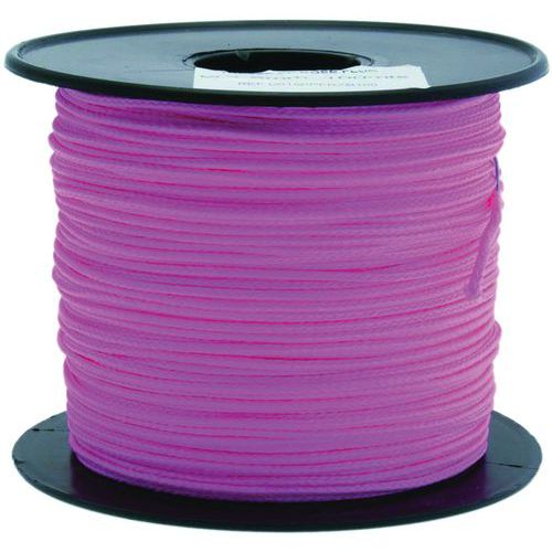 Norail - Drisse de traçage polypropylène Rose - 1.5 mm x 100 m - Résistante et durable