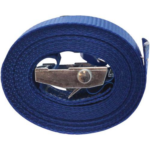 Norail - Sangle à cliquet 6m bleu - CMU 250kg - Polyester résistant - Sécurité et fiabilité