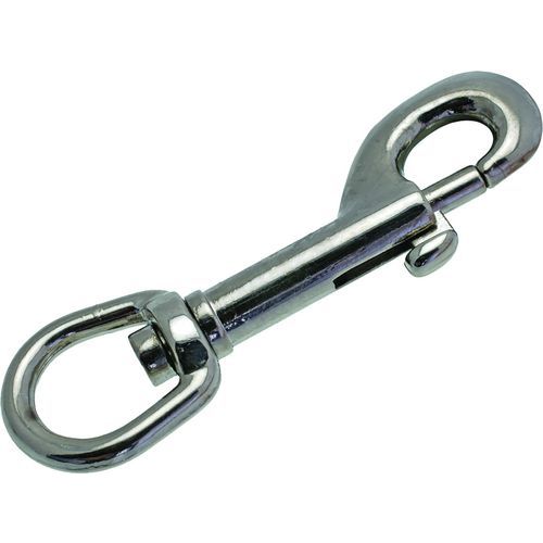 Norail - Mousqueton à pompe à œil tournant - D 28 mm - Fonte - Lot de 10 pièces