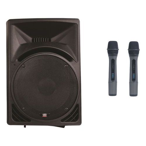 TAG - Sonorisation Premio 12.2 70W - 2 Micros HF - Bluetooth - Lecteur CD/USB - Noir