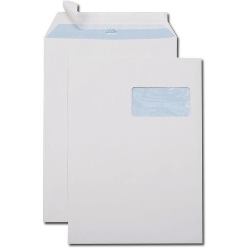 Pochette recyclée blanche 229x324mm - 250 pièces - Idéale pour expéditions sécurisées