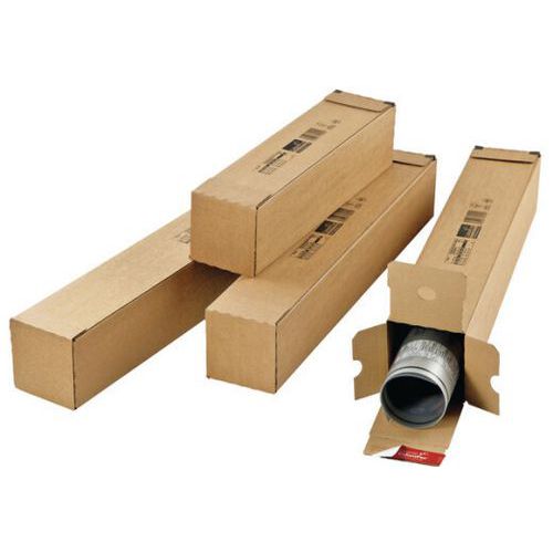 Tube carré postal L86 x l10,8 x h10,8 cm - Emballage robuste pour expédition - Protection optimale