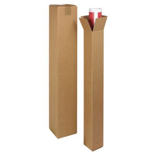 Tube carré postal L90xl10xh10 cm - Emballage robuste pour expédition - Lot de 1