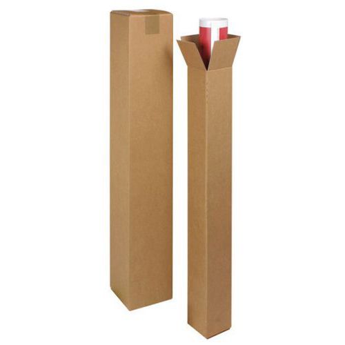 Boîte postale carrée L60xl15xh15 cm - Carton résistant pour expédition - Idéale pour envois sécurisés