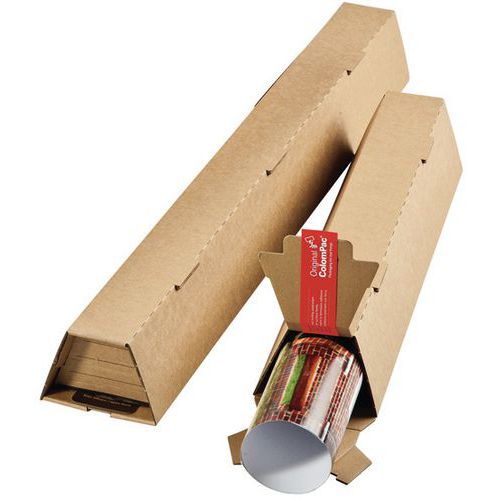 Tube d'expédition trapézoïdal A2 - 75x105x430 mm - Lot de 20 - Protection optimale pour vos envois