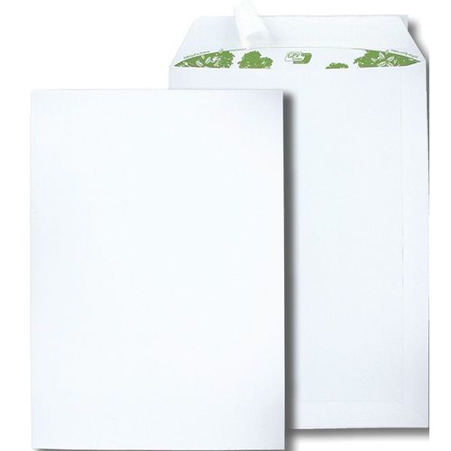 Pochette recyclée blanche 100g 229x324mm par 250 - Protection durable FSC