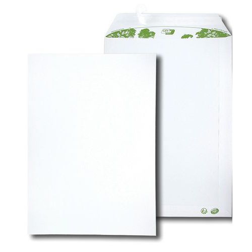 Pochette recyclée blanche 90g - 229x324mm - Protection optimale - Lot de 250