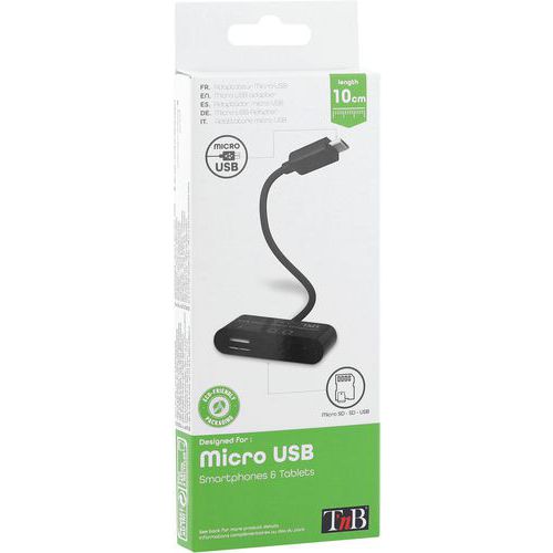 Adaptateur Micro Usb 3 En 1