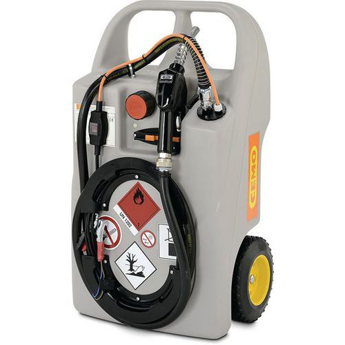 Caddy Ravitailleur Gasoil 60l Pompe 12v Pistolet Automatique