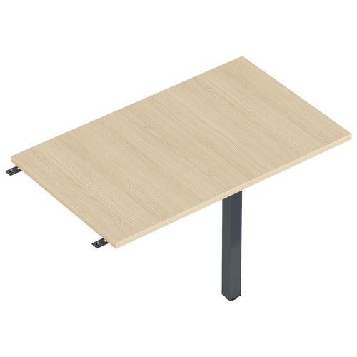 Enis Retour 100 X 60 Cm + 1 Pied Anth. Plt. Chêne Clair