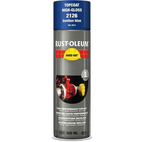 Peinture De Finition En Aérosol Hard Hat - 500ml - Bleu Gentiane