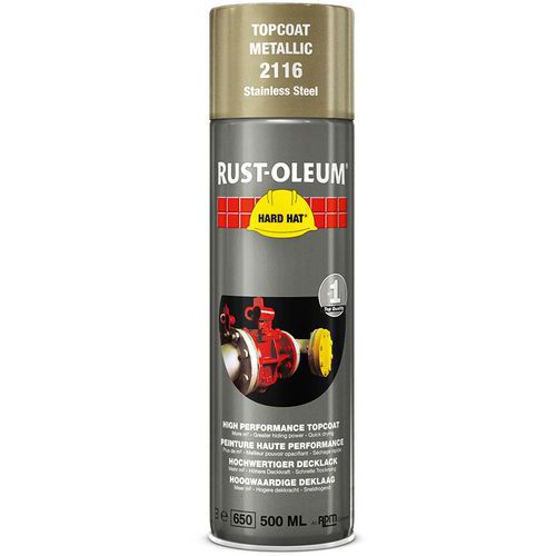 Aérosol De Finition Métallique 500ml Acier Inoxydable