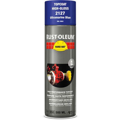 Aerosol De Peinture Industriel 500ml Bleu Outremer Ral5002