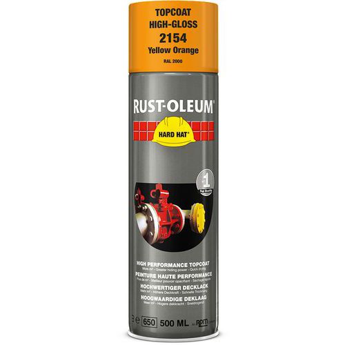Aerosol De Peinture Industriel 500ml Orange Jaune Ral2000