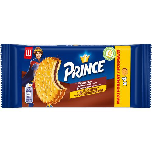Biscuit Prince goût chocolat 80g - LU Biscuit Prince goût chocolat 80g - LU
