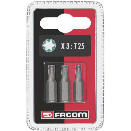 Facom 5 Lot De 3 Embouts Pour Vis TorxÂ® Ex.1 - Facom Facom