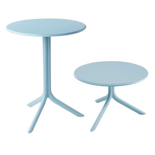 Table Spritz Polypropylène Haute Ou Basse Bleu