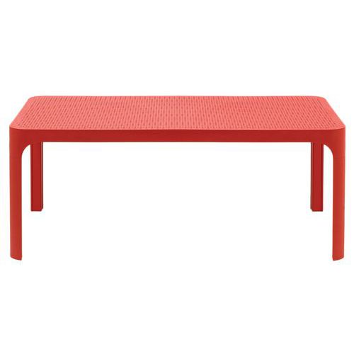 Table Basse Net Polypropylène Rouge