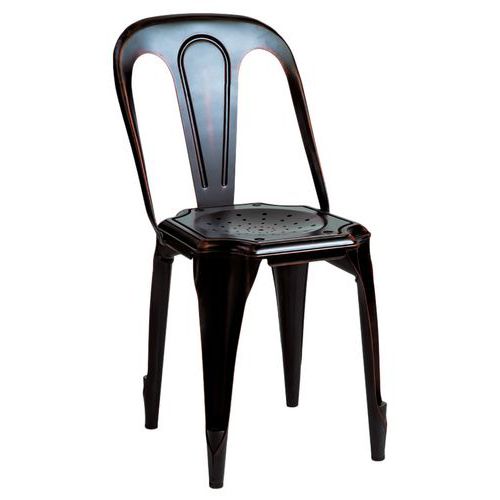 Chaise Fusion Métal Red Bronze