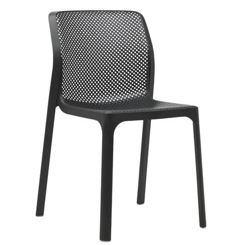 Chaise Polypropylène Net Anthracite
