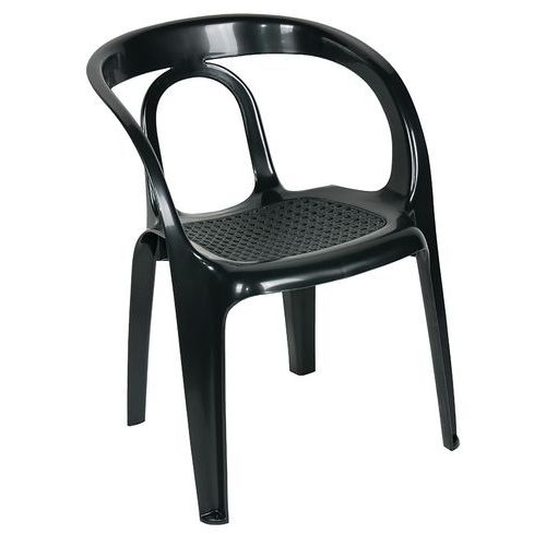Chaise Résine Tango Anthracite