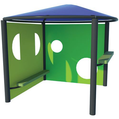 Maisonnette Enfant Toile - Bleu