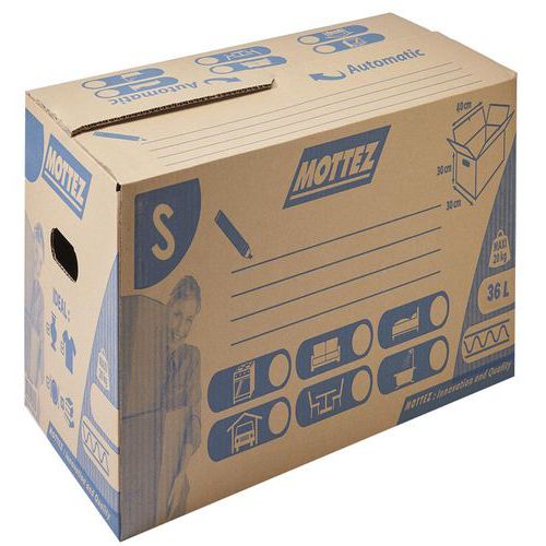 Carton Avec Simple Cannelure - 36 L