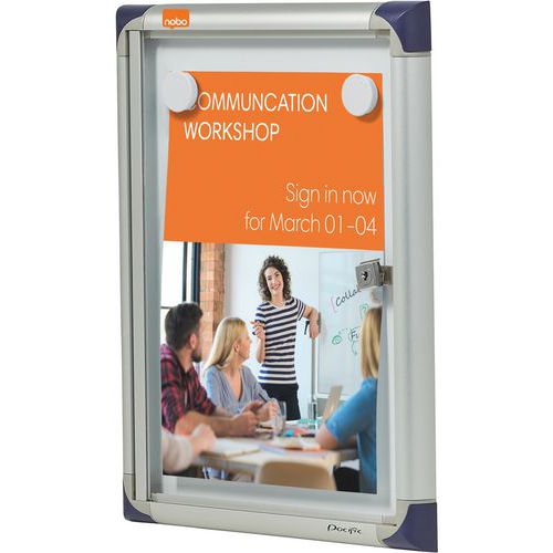 Vitrine D'affichage D'intérieur Extra Plate Magnétique 1xa4