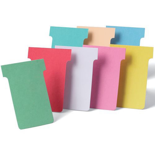 Lot de 100 - Fiches T Nobo Indice 2 Jaunes